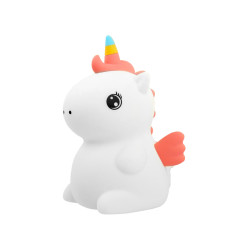 Нощна лампа Nimbo Silicone Unicorn, PAT, colorful, USB