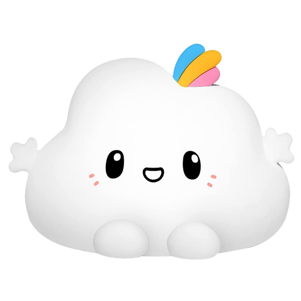 Нощна лампа Nimbo Silicone Cloud, PAT, colorful, USB, timer