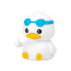 Нощна лампа Nimbo Silicone Duck with glasses, PAT, colorful, TAP, USB