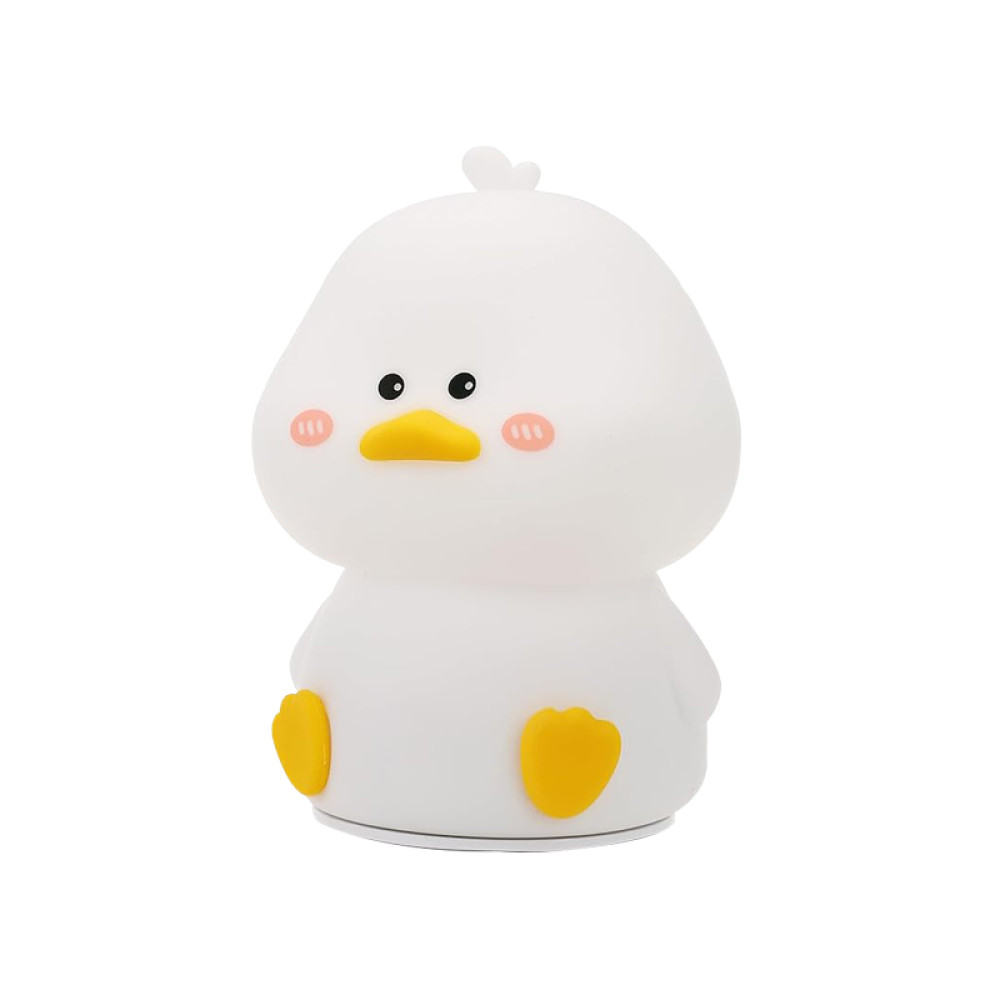 Нощна лампа Nimbo Silicone Little duck, TAP, 4-whites, USB