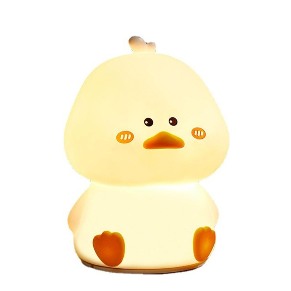 Нощна лампа Nimbo Silicone Little duck, TAP, 4-whites, USB