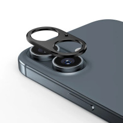 3D стъклен протектор за камера Apple iPhone 16 Plus, Черен 3D стъклен протектор за камера Apple iPhone 16 Plus, Черен