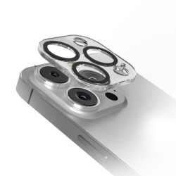 3D стъклен протектор за камера Apple iPhone 16 Pro Max, Прозрачен 3D стъклен протектор за камера Apple iPhone 16 Pro Max, Прозрачен