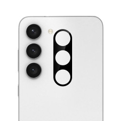 3D стъклен протектор за камера Samsung Galaxy S23, Черен 3D стъклен протектор за камера Samsung Galaxy S23, Черен
