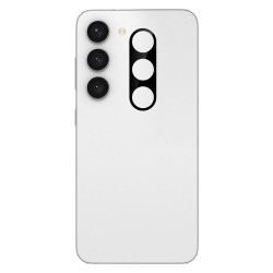 3D стъклен протектор за камера Samsung Galaxy S23, Черен 3D стъклен протектор за камера Samsung Galaxy S23, Черен