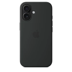  Калъф Silicone MagSafe за Apple iPhone 16 - Black