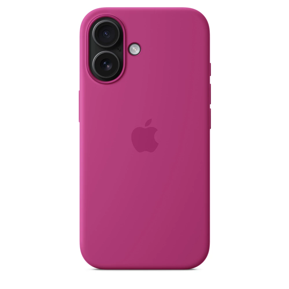  Калъф Silicone MagSafe за Apple iPhone 16 - Fuchsia