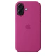  Калъф Silicone MagSafe за Apple iPhone 16 - Fuchsia