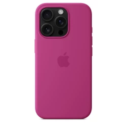  Калъф Silicone MagSafe за Apple iPhone 16 Pro - Fuchsia