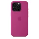  Калъф Silicone MagSafe за Apple iPhone 16 Pro - Fuchsia