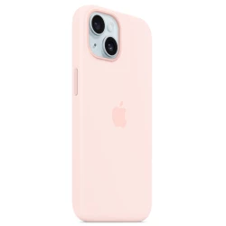  Калъф Silicone MagSafe за Apple iPhone 15 - Light Pink