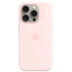  Калъф Silicone MagSafe за Apple iPhone 15 Pro Max - Light Pink