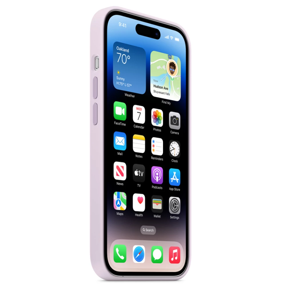  Калъф Silicone MagSafe за Apple iPhone 14 Pro Max - Lilac