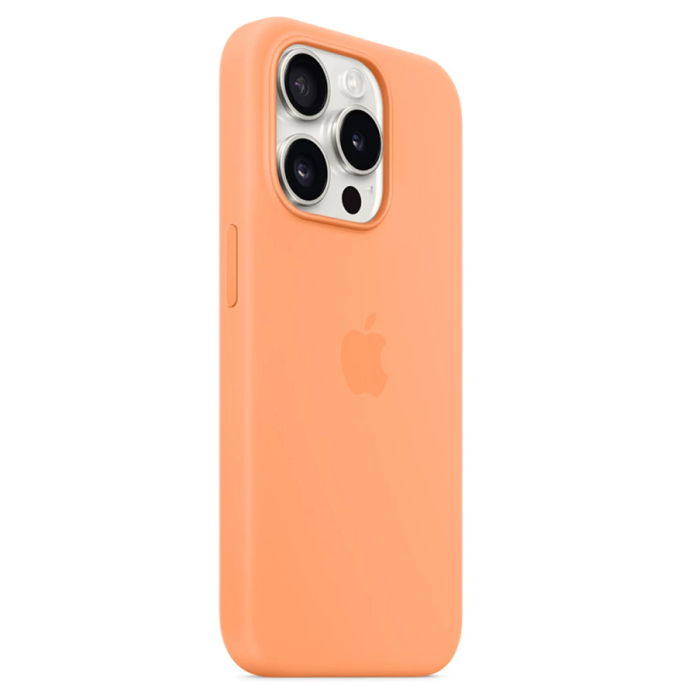  Калъф Silicone MagSafe за Apple iPhone 15 Pro Max - Orange Sorbet