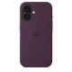  Калъф Silicone MagSafe за Apple iPhone 16 - Plum