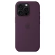  Калъф Silicone MagSafe за Apple iPhone 16 Pro - Plum