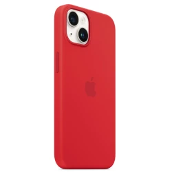  Калъф Silicone MagSafe за Apple iPhone 14 - Red