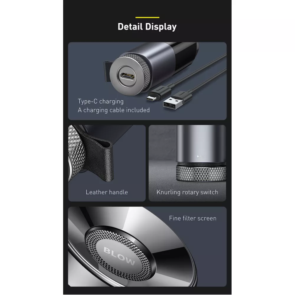 Дигитален дрегер за алкохол  Baseus - (CRCX-01)