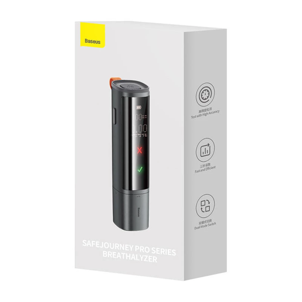 Дигитален дрегер за алкохол Baseus Safe Journey Breathalyzer - (CRCX060014)