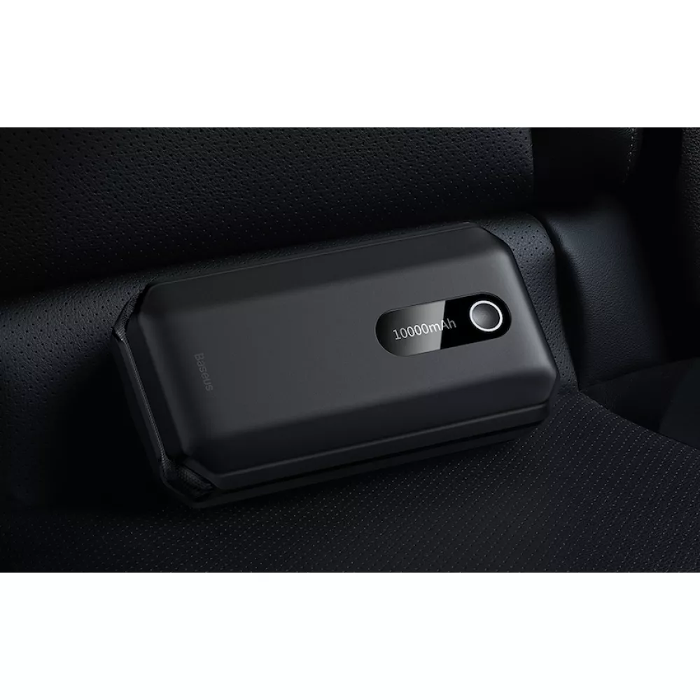 Стартер за автомобил и външна батерия Baseus (CGNL020101) - 10 000 mAh, 1000A + фенер