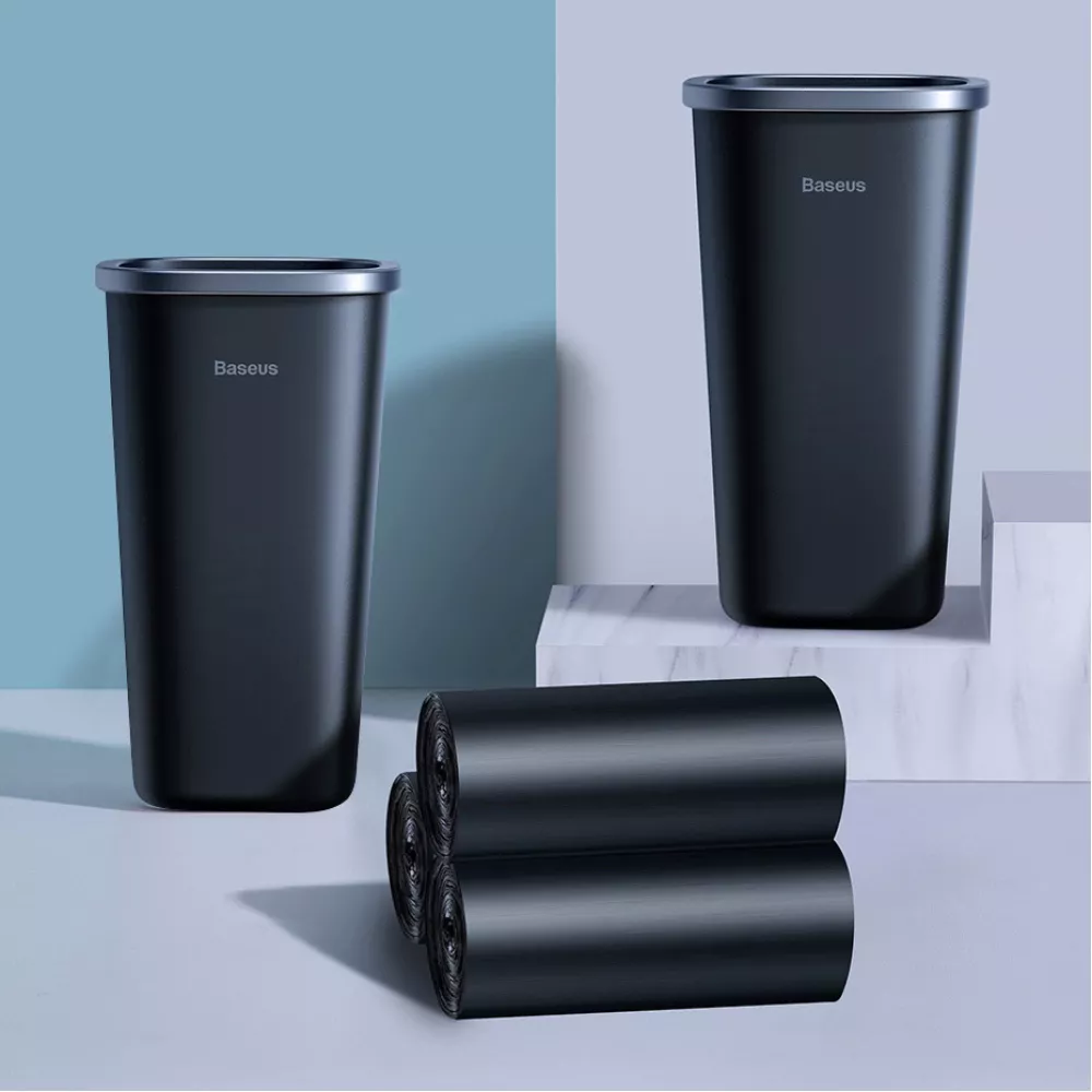 Кошче за отпадъци за автомобил BASEUS - (CRLJT-A01) + 90бр. торбички