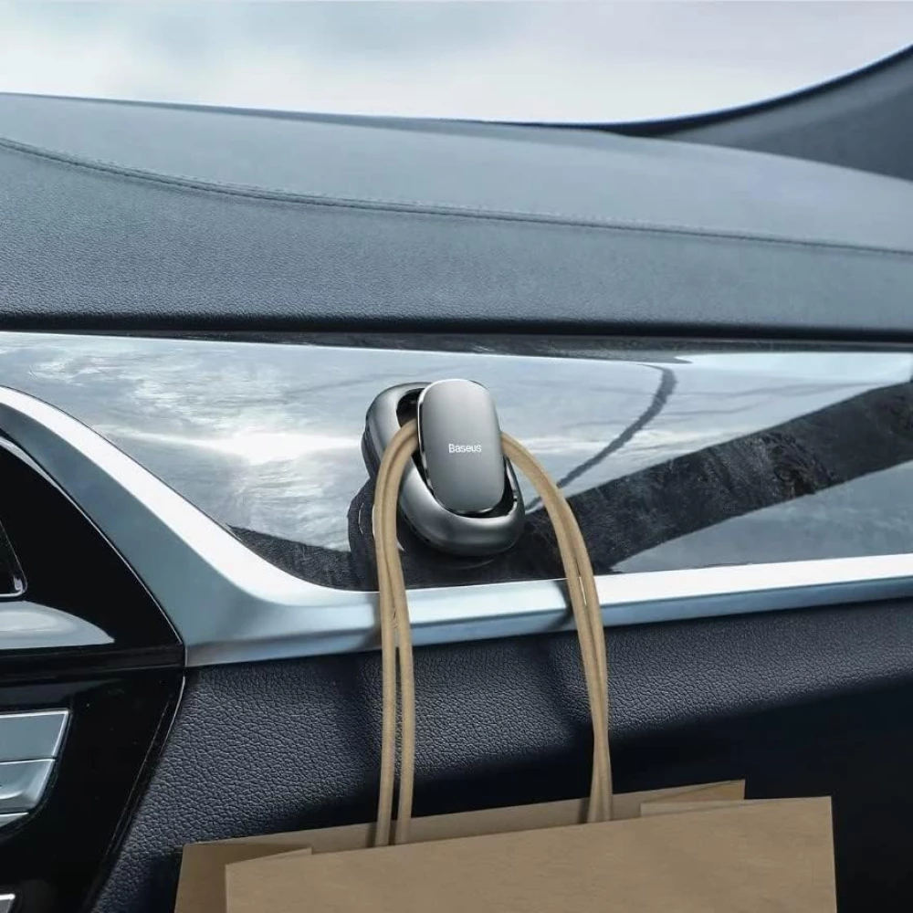 Комплект закачалки за автомобил BASEUS - Beetle (ACGGJK-0G), за залепяне - 2 бр.