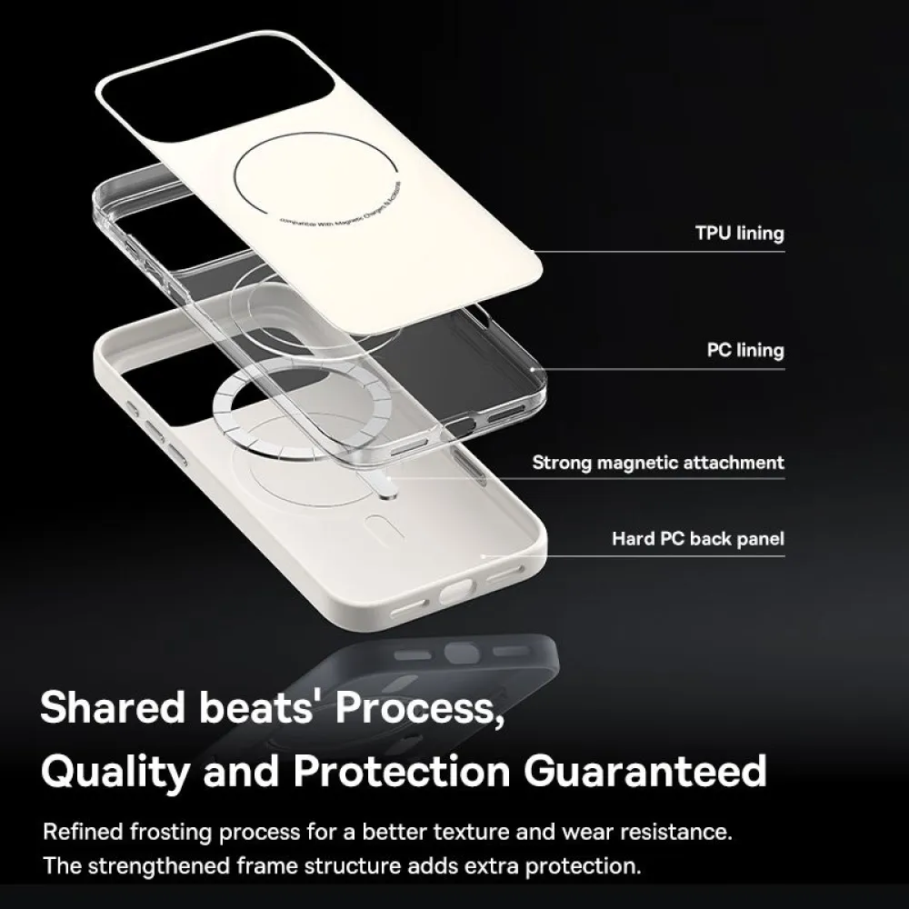 Калъф BASEUS Colorful Liquid Siliconе за Apple iPhone 17 Pro, Magnetic (P0045X10)