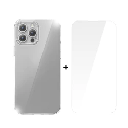 Калъф + стъклен протектор BASEUS Corning за Apple iPhone 15