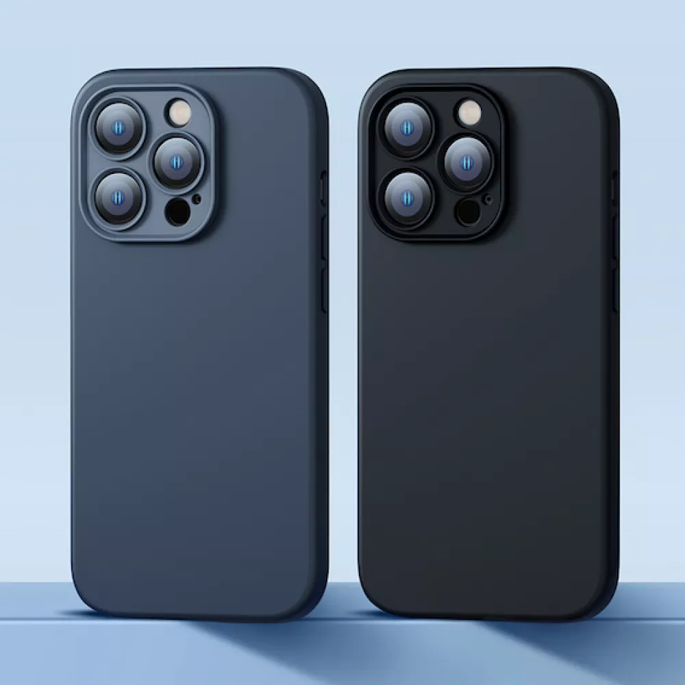 Калъф + стъклен протектор BASEUS Liquid Gel за Apple iPhone 14 Pro