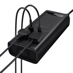 Инвертор за кола 12V/24V BASEUS, 500W, 2*AC, USB-A, USB-C (CGNB000101)