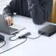 Хъб 4в1 BASEUS UltraJoy от Type-C/USB-A към 3xUSB3.0, USB2.0, USB-C, RJ45 (B0005280B811-14)