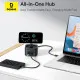 Холдер BASEUS + 7-в-1 HUB Wireless Magnetic, MagPro S, за бюро (B00072900121-00)