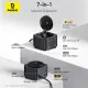 Холдер BASEUS + 7-в-1 HUB Wireless Magnetic, MagPro S, за бюро (B00072900121-00)