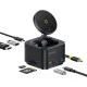 Холдер BASEUS + 7-в-1 HUB Wireless Magnetic, MagPro S, за бюро (B00072900121-00)
