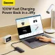 Хъб 5-в-1 BASEUS Lite S. от Type-C към 3xUSB3.0, USB-C (PD) 100W, HDMI, Lite S.  - (WKQX040001)