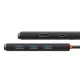 Хъб 5-в-1 BASEUS Lite S. от Type-C към 3xUSB3.0, USB-C (PD) 100W, HDMI, Lite S.  - (WKQX040001)