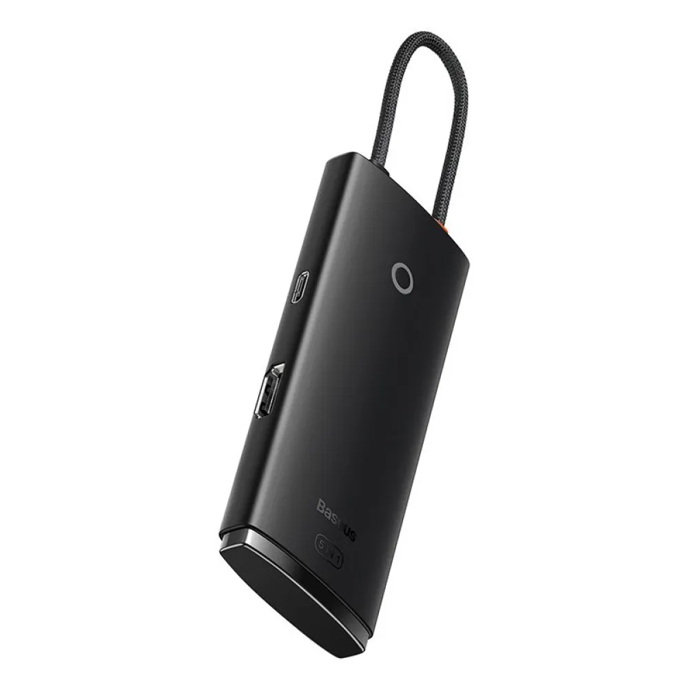 Хъб 5-в-1 BASEUS Lite S. от Type-C към 3xUSB3.0, USB-C (PD) 100W, HDMI, Lite S.  - (WKQX040001)