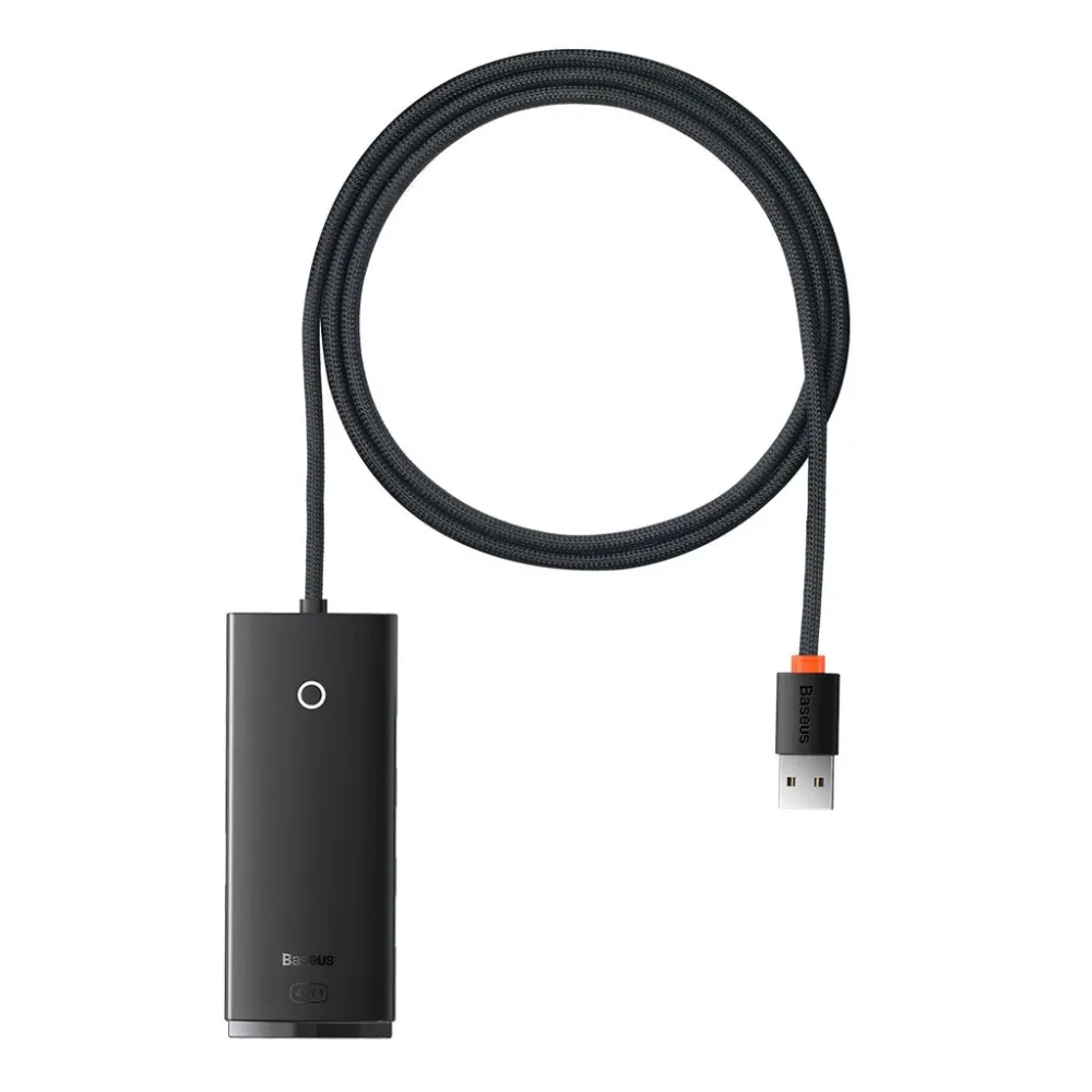 Хъб 4в1 BASEUS Lite S. от USB-A към 4xUSB 3.0, 2м. (WKQX030201)