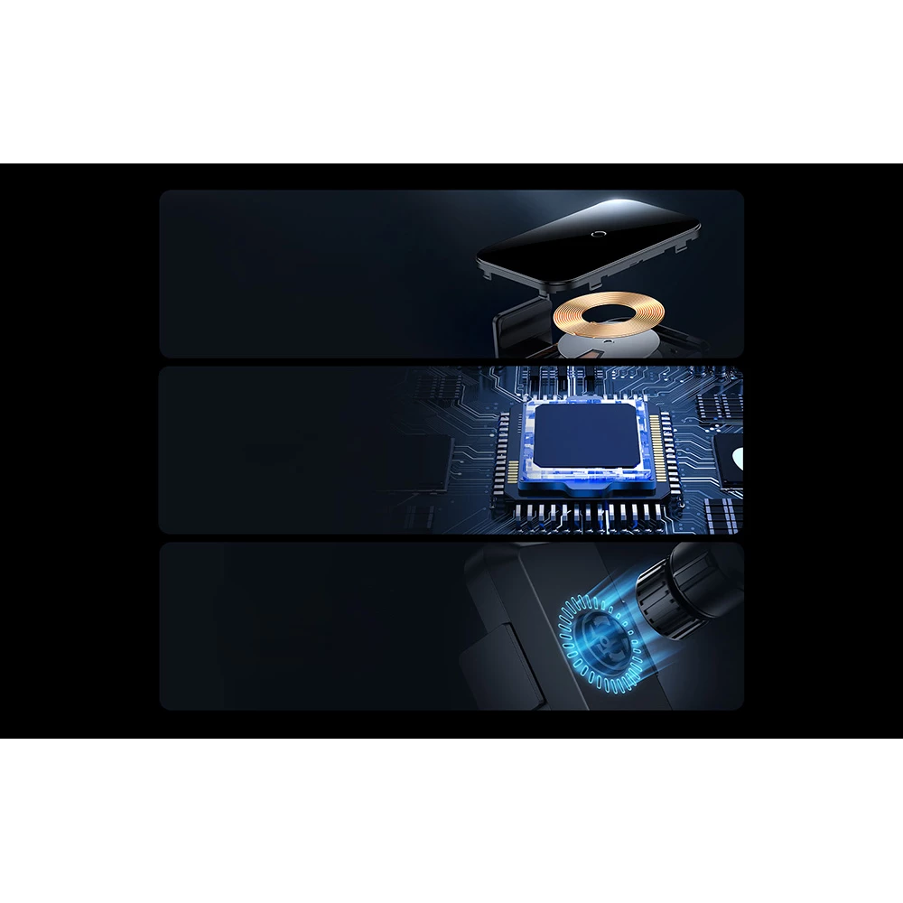 Холдер BASEUS + Wireless 15W, Halo Electric (SUDD000001)