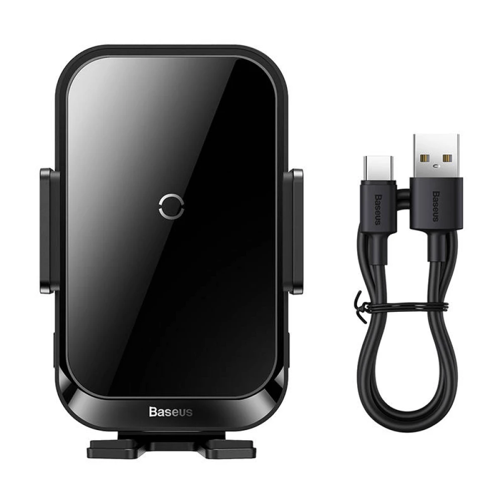 Холдер BASEUS + Wireless 15W, Halo Electric (SUDD000001)