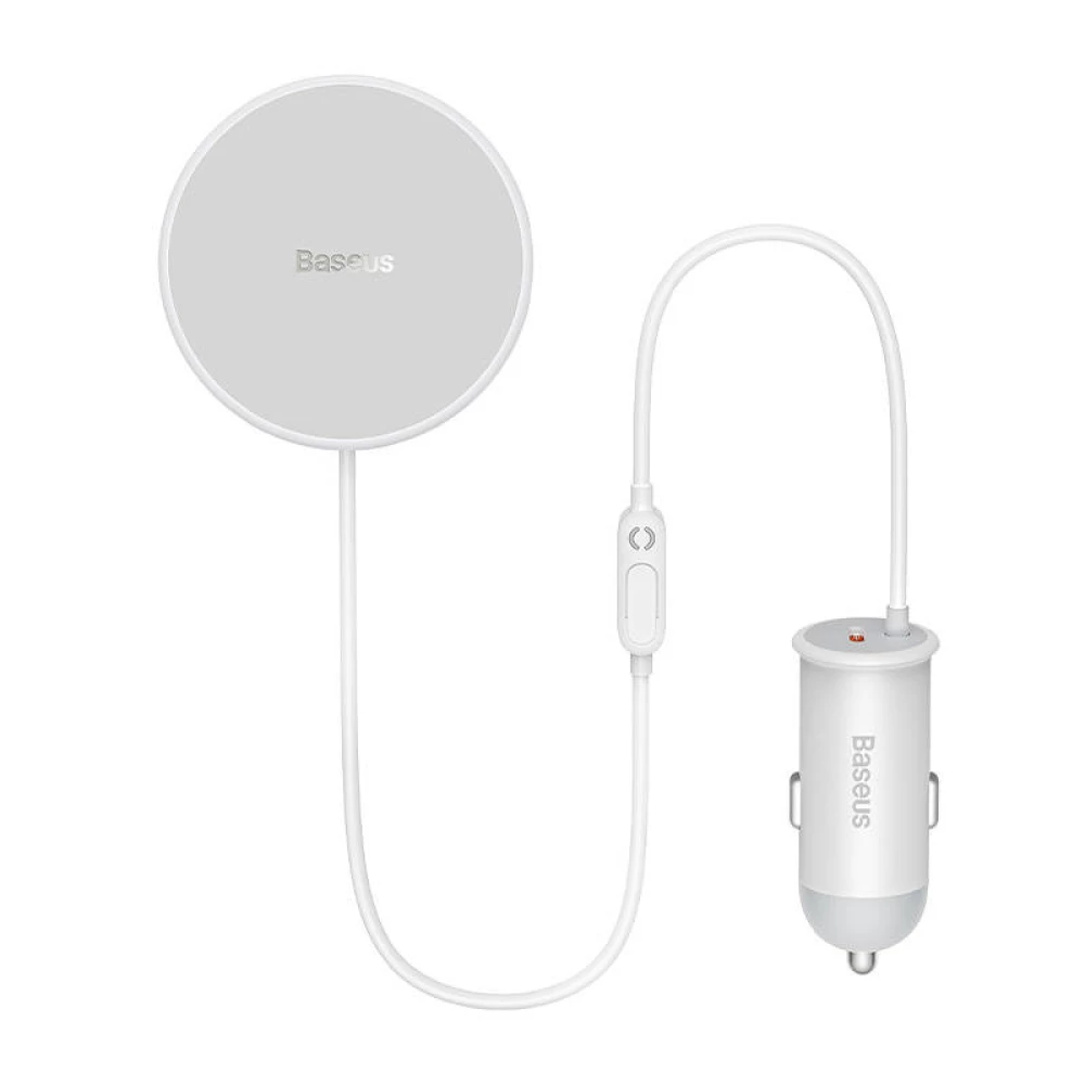 Холдер BASEUS Wireless + Зарядно за автомобил USB-C, 40W - CW01 (SUCX040102)