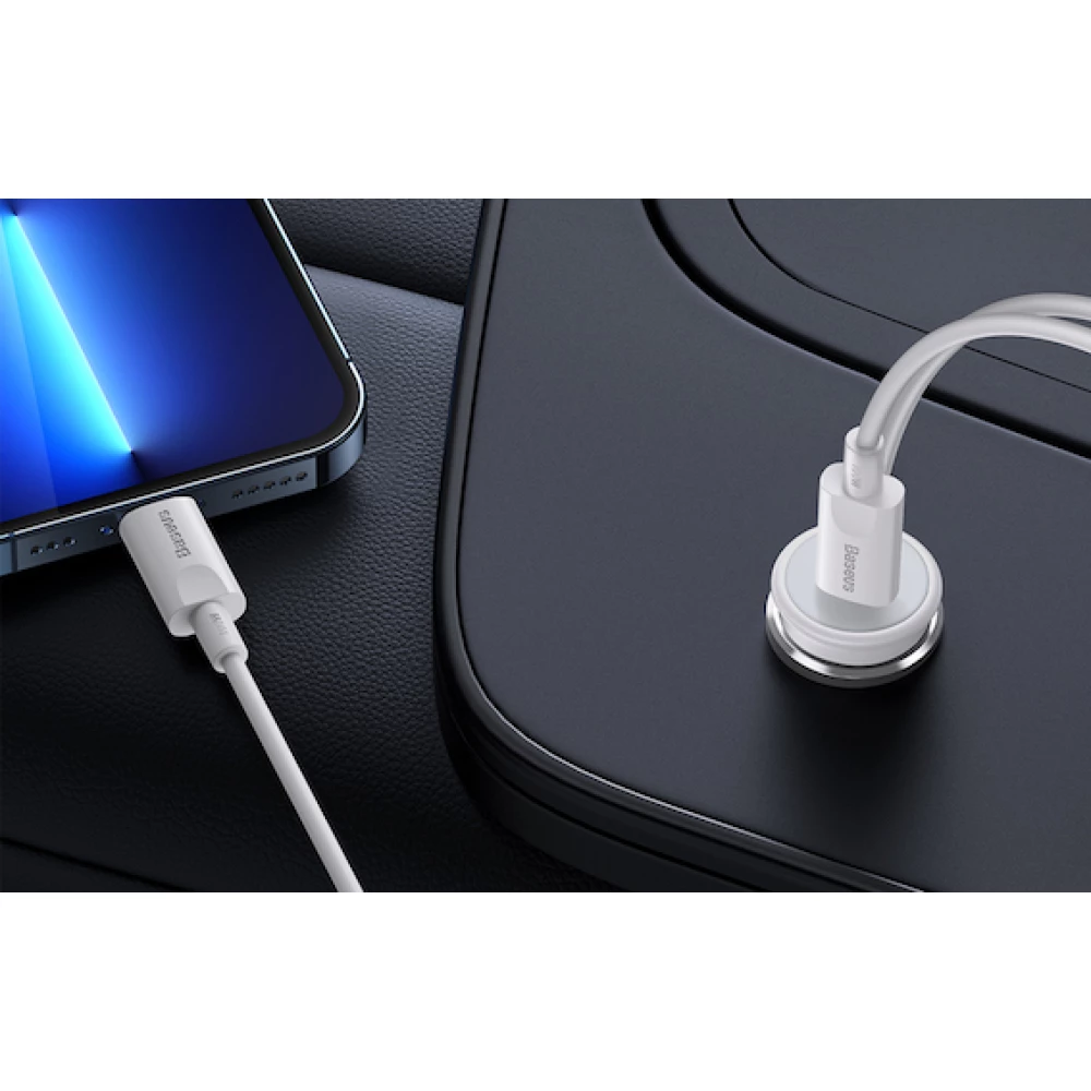 Холдер BASEUS Wireless + Зарядно за автомобил USB-C, 40W - CW01 (SUCX040102)