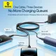  Кабел 3-в-1 BASEUS Ultra-fast , USB-A към Type-C, Lightning и Micro USB, (P10376303121-00) 1.3 метра