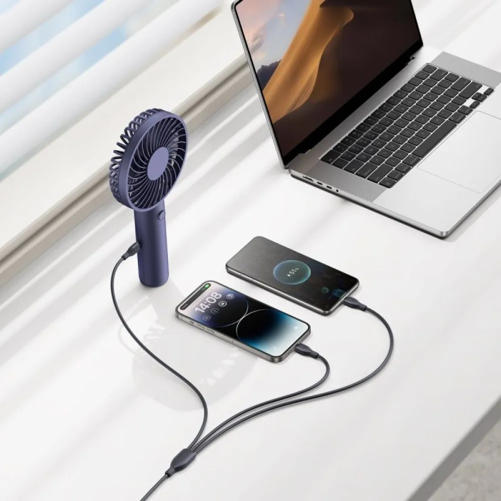  Кабел 3-в-1 BASEUS Ultra-fast , USB-A към Type-C, Lightning и Micro USB, (P10376303121-00) 1.3 метра