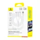  Кабел 3-в-1 BASEUS Ultra-fast , USB-A към Type-C, Lightning и Micro USB, (P10376303211-00) 1.3 метра