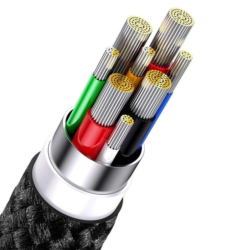 Кабел 3-в-1 BASEUS - Flash Series 100W (CASS030205), Type-C, 1.5 метра