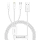 Кабел 3-в-1 BASEUS - Superior Data (P10320105221-00), 3.5A, 1 метър