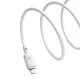  Кабел BASEUS 20W, USB-C - Lightning, Silky Series (P10377700213-00), 1 метър