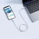  Кабел BASEUS 20W, USB-C - Lightning, Silky Series (P10377700213-00), 1 метър