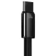  Кабел BASEUS 100W, USB-A - Type-C, Tungsten Gold (CAWJ000101), 2 метра